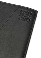 Loewe Puzzle Gained Leather Wallet - Black - One Size