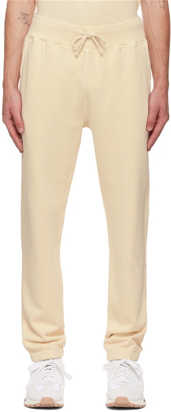Photo: Polo Ralph Lauren Off-White Vegetable-Dyed Lounge Pants