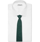 Rubinacci - 8cm Mélange Wool-Flannel Tie - Green