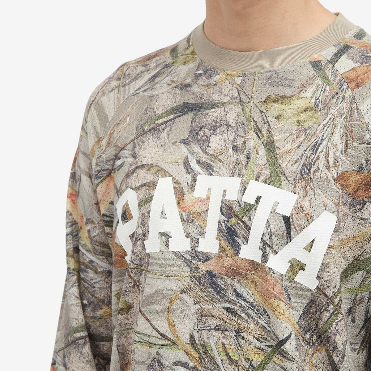 EASY NO EASY☆CAMO MESH LONG SLEEVE JERSEY MUSINSA | EASY NO EASY Camo Mesh Long Sleeve Jersey - White