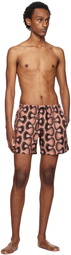 Dries Van Noten Pink Printed Swim Shorts