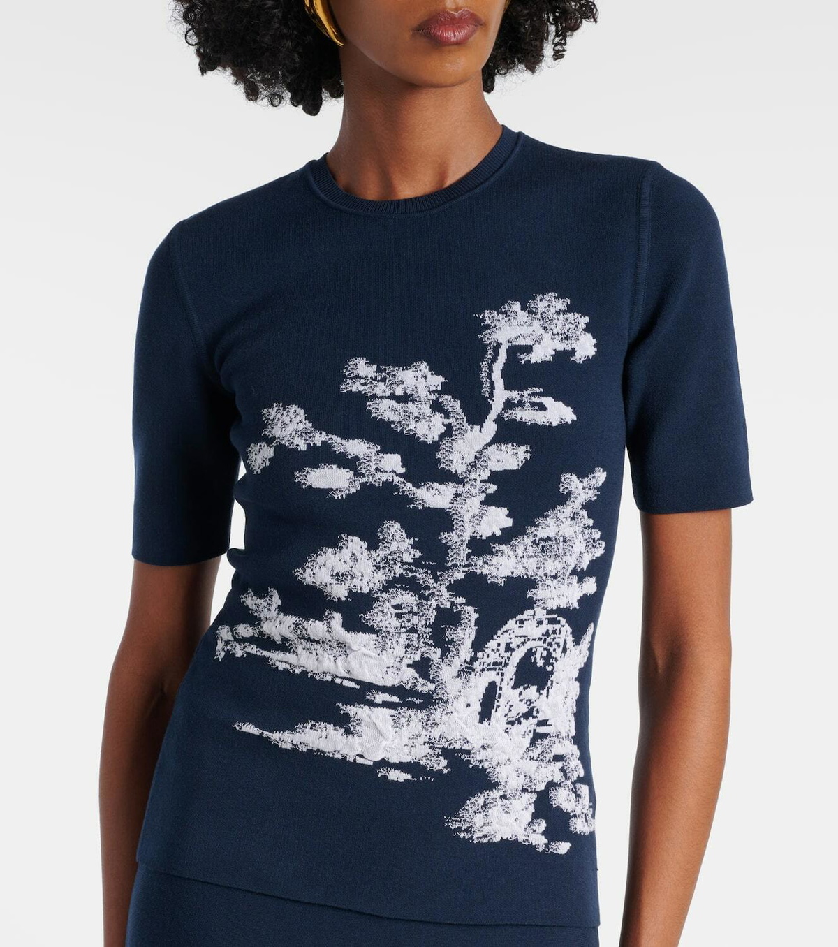 Erdem Jacquard top