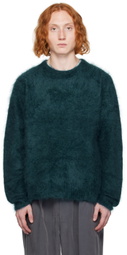 RAINMAKER KYOTO Blue Crewneck Sweater