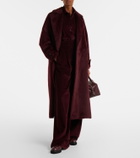 Max Mara Track leather and suede loafers