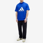 Adidas Men's BASKETBALL T-Shirts in Lucid Blue