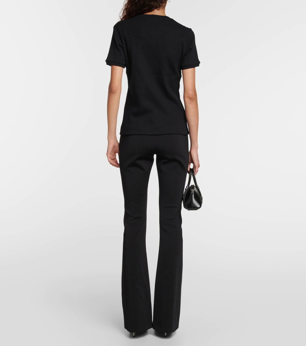 4G jersey flared pants in black - Givenchy