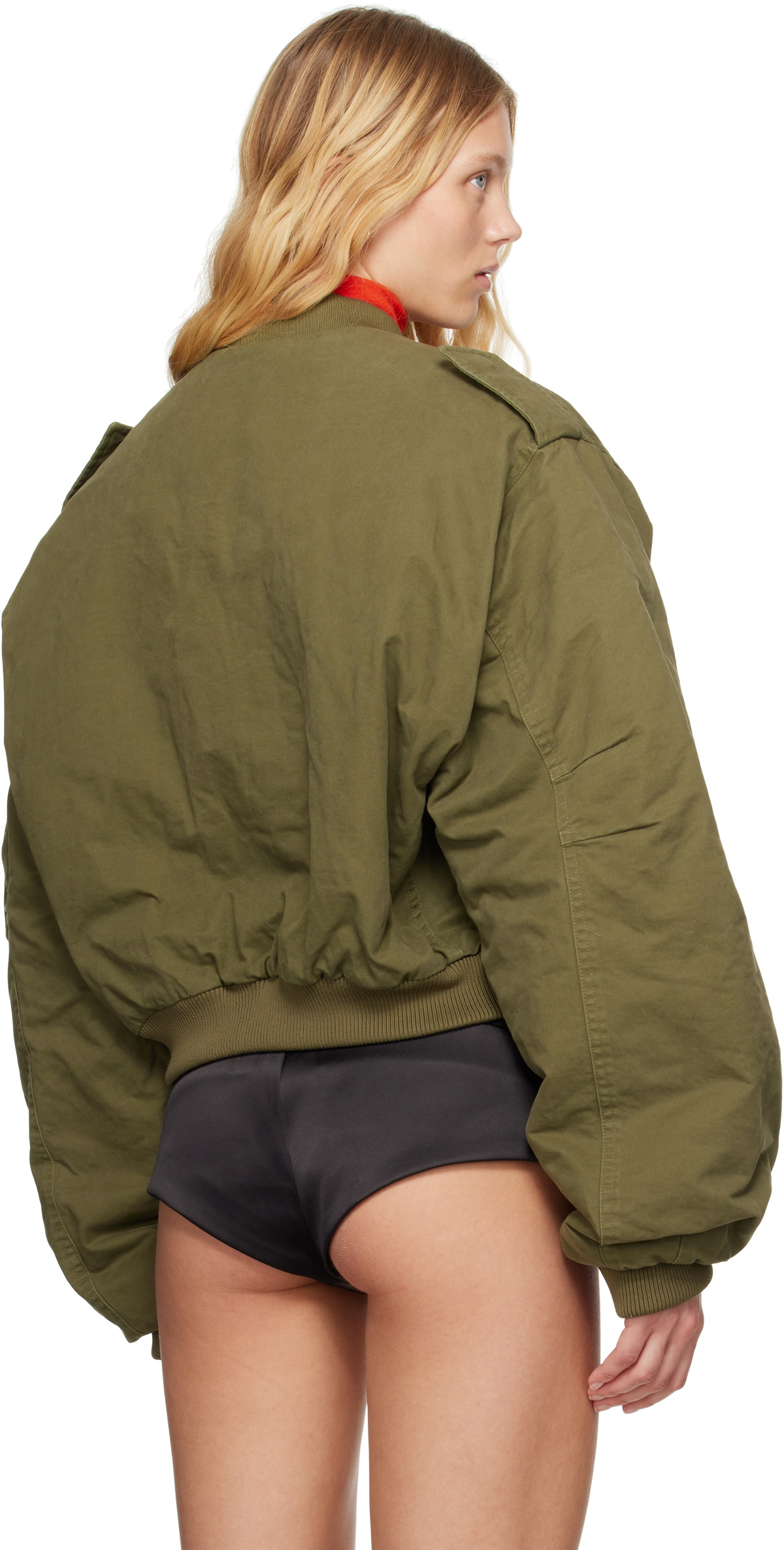 Entire Studios Khaki A-4 Bomber Jacket