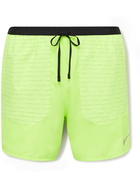 Nike Running - Flex Stride Run Division Mesh-Paneled Dri-FIT Shorts - Yellow