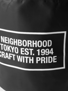 Neighborhood - Logo-Print Tarp Tote Bag