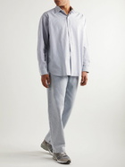 mfpen - Throwing Fits Striped Cotton Shirt - Blue