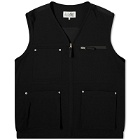 MM6 Maison Margiela Men's Utility Vest in Black