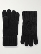 Polo Ralph Lauren - Cable-Knit Wool and Cashmere-Blend Gloves