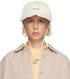 JACQUEMUS Off-White Les Classiques 'The Artichaut' Cap