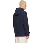 Moncler Navy Evrine Hooded Down Parka Jacket