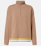 The Upside Veneto Carter knitted half-zip sweater
