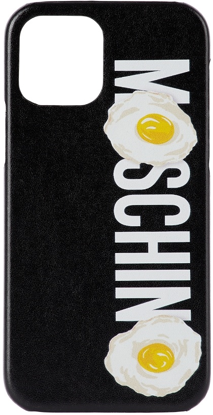 Photo: Moschino Black Logo Egg iPhone 12 Pro Case
