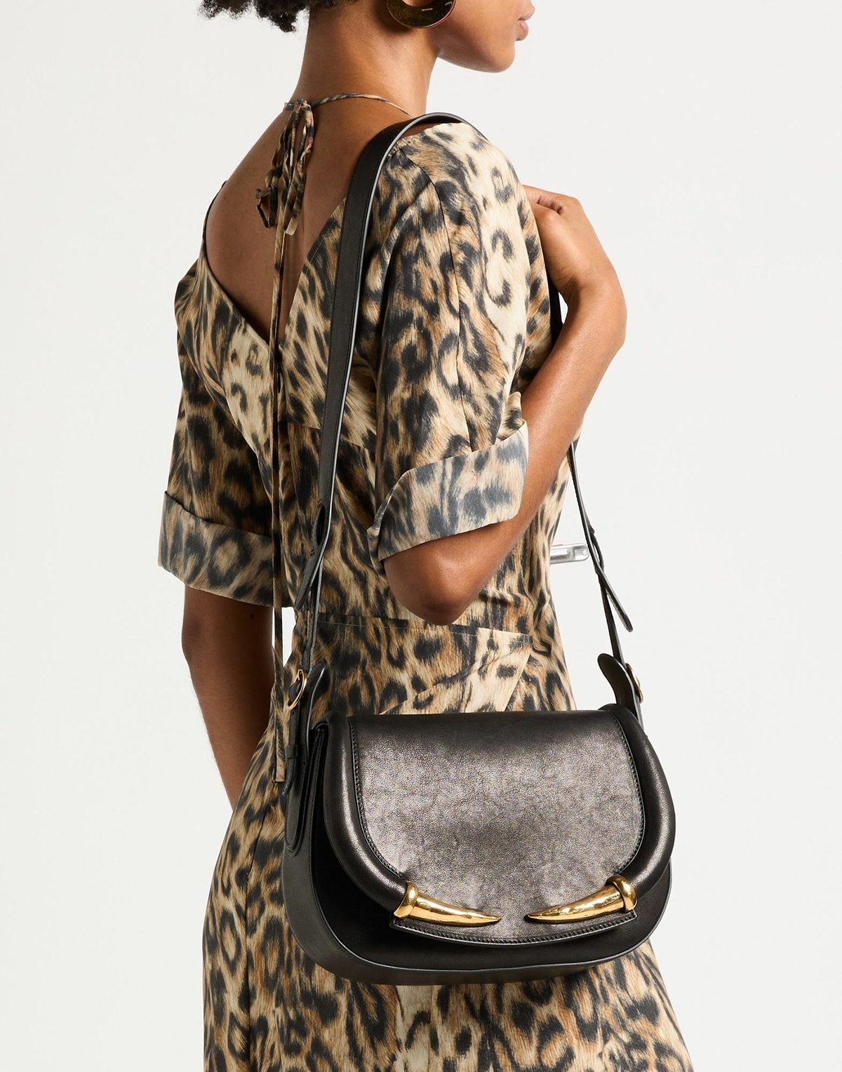 Roberto Cavalli Womens Cross-body bag in Black