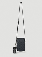 Retro GG Supreme Crossbody Bag in Black