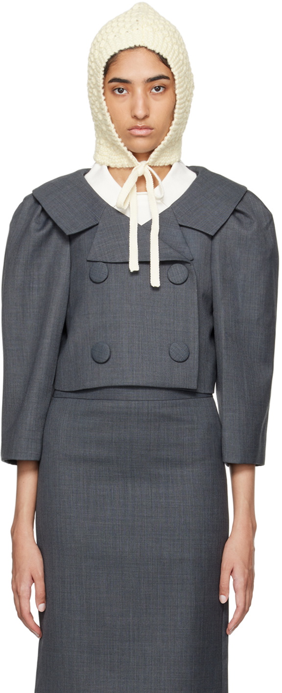 SHUSHU/TONG Brown Pointed Jacket Shushu/Tong