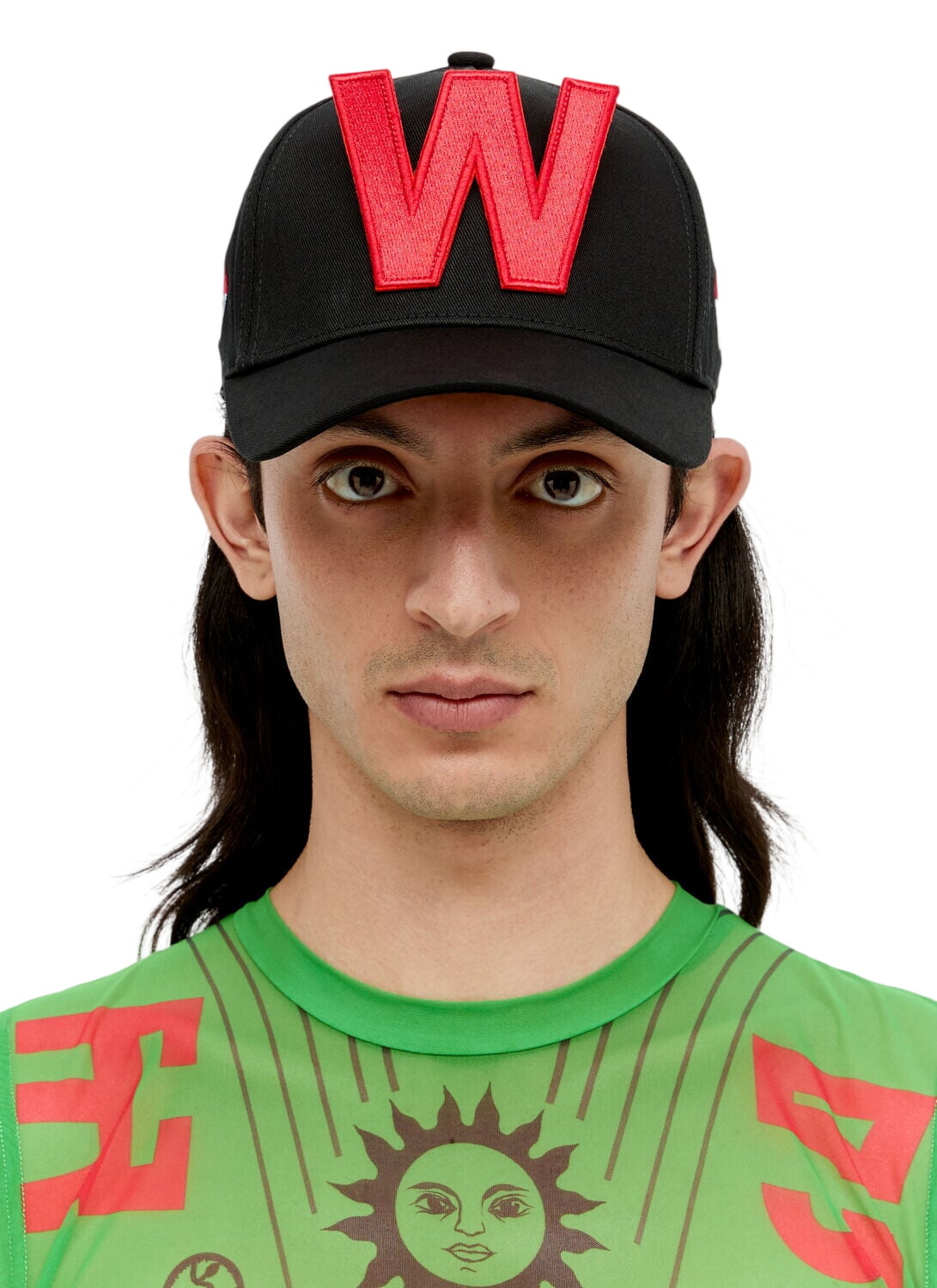 Walter Van Beirendonck Black & Off-White Walter Beanie Walter Van