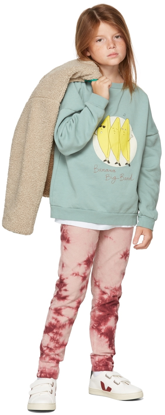 The Campamento Kids Blue Fleece Banana Big Band Sweatshirt The Art