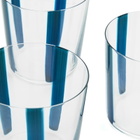 The Conran Shop Nova Stripe Tumbler 360ml - Set of 4 in Navy 