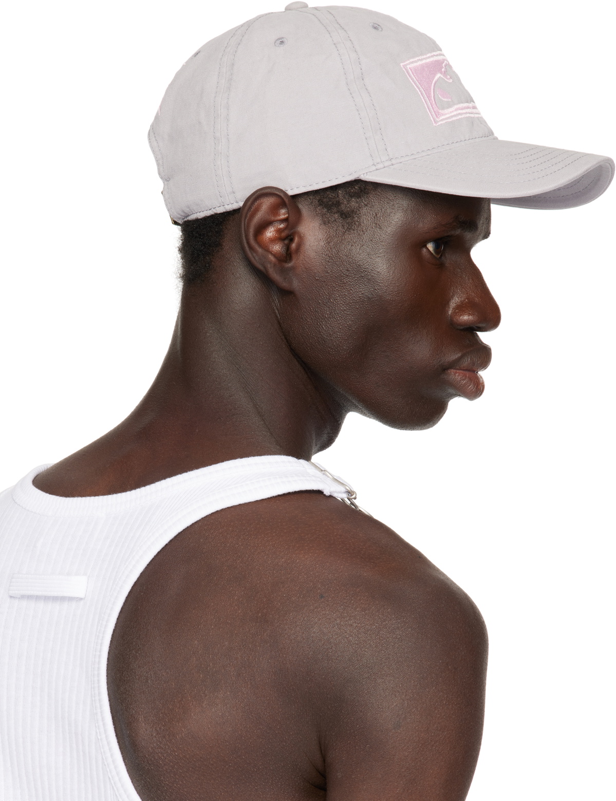 Ottolinger Gray & Pink 'Otto' Cap