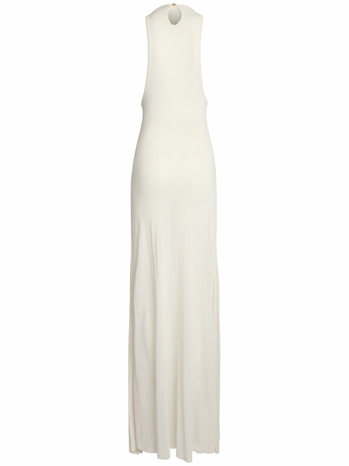 JACQUEMUS La Robe Maille Sculta Long Dress Jacquemus