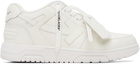 Off-White White 'Out Of Office' Calf Leather Sneakers