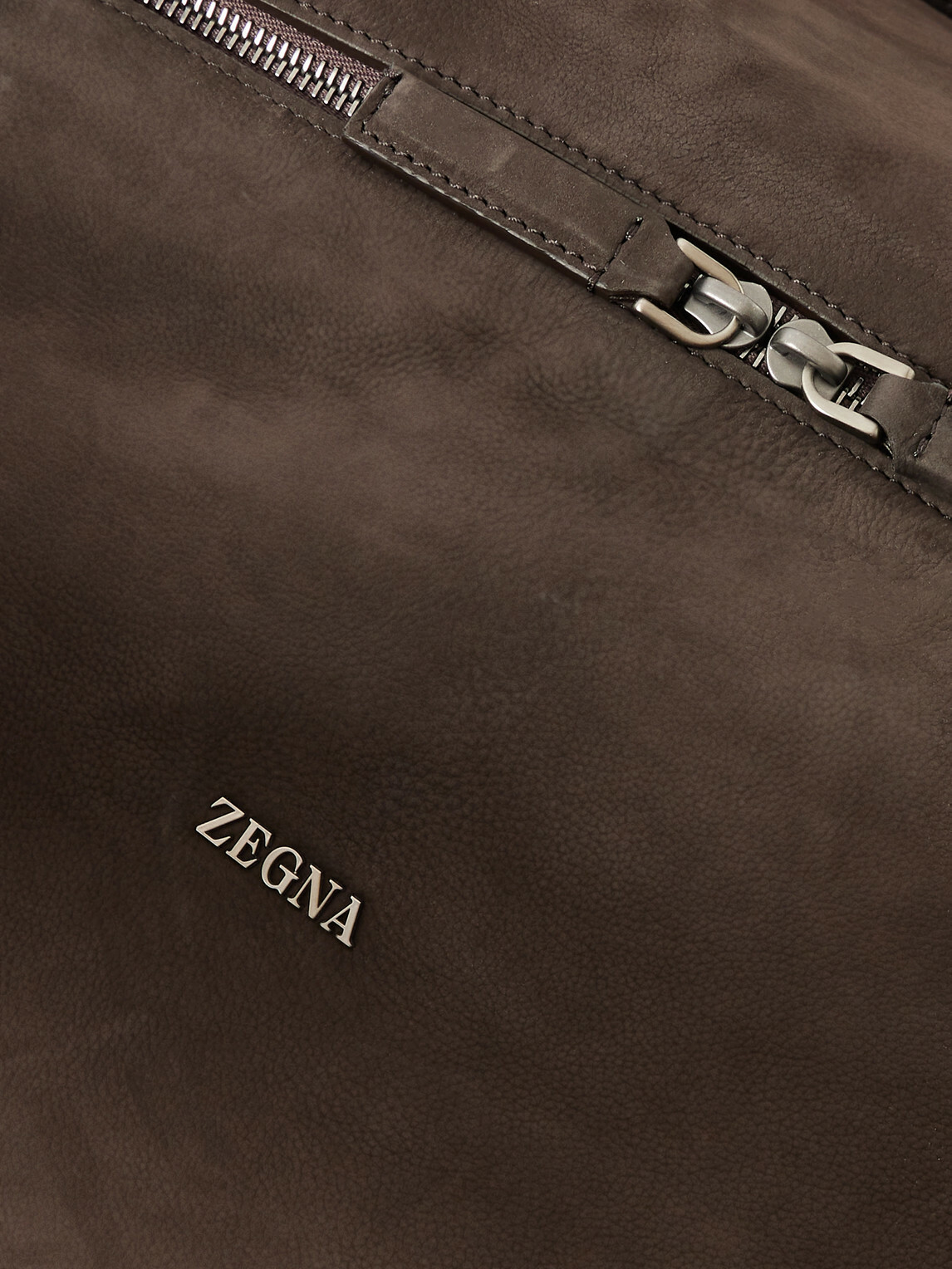 Zegna - SECONDSKIN Suede Weekend Bag