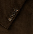 Kingsman - Brown Slim-Fit Cotton-Blend Corduroy Suit Jacket - Brown
