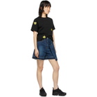Perks and Mini SSENSE Exclusive Black Embroidered T-Shirt