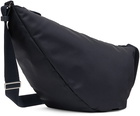 The Row Navy Slouchy Banana Two Bag