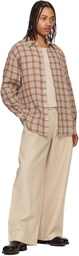 Holzweiler Brown Elja Check Shirt
