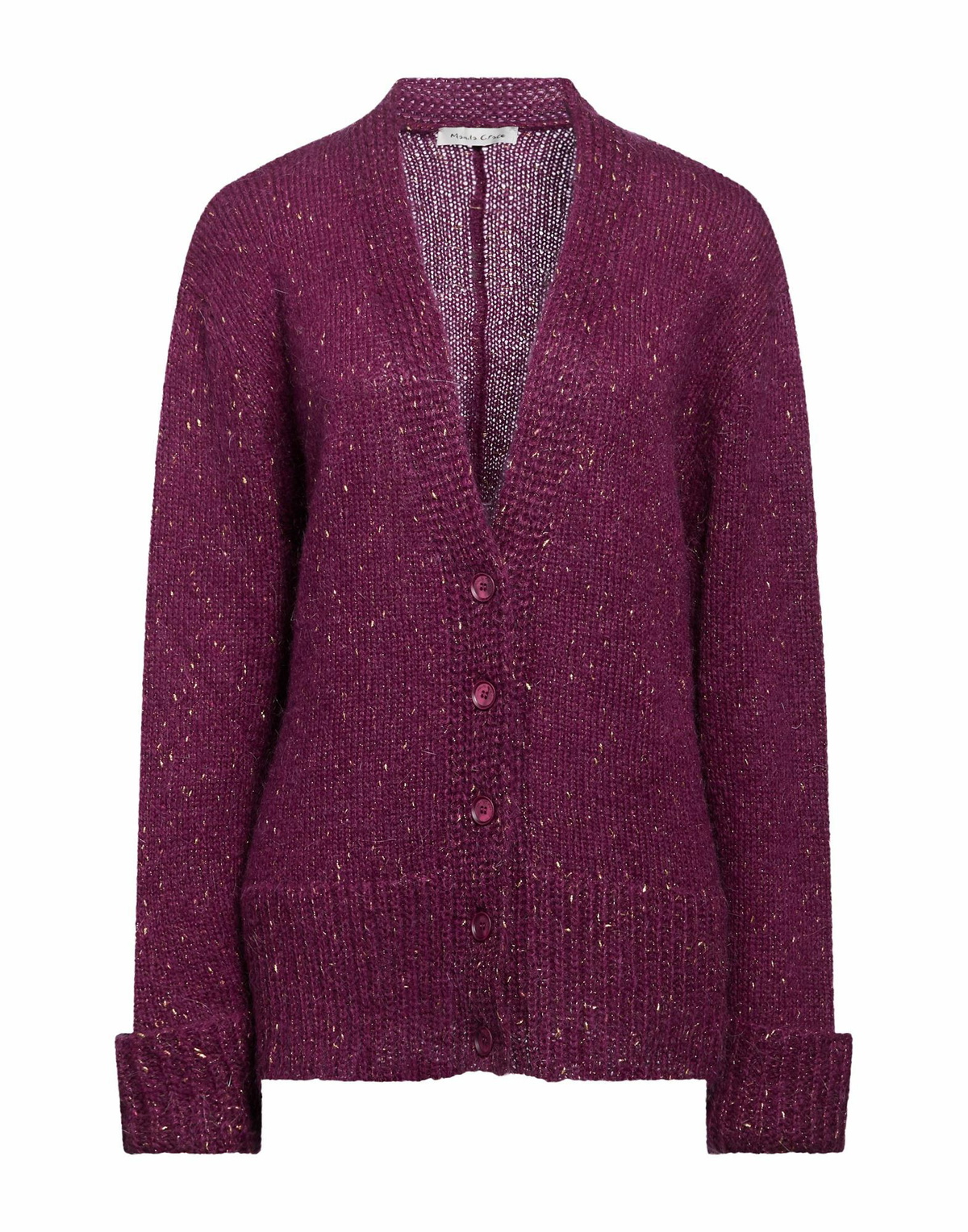 Manila Grace Womens Cardigan Plum