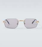 Cartier Eyewear Collection Première De Cartier rectangular sunglasses