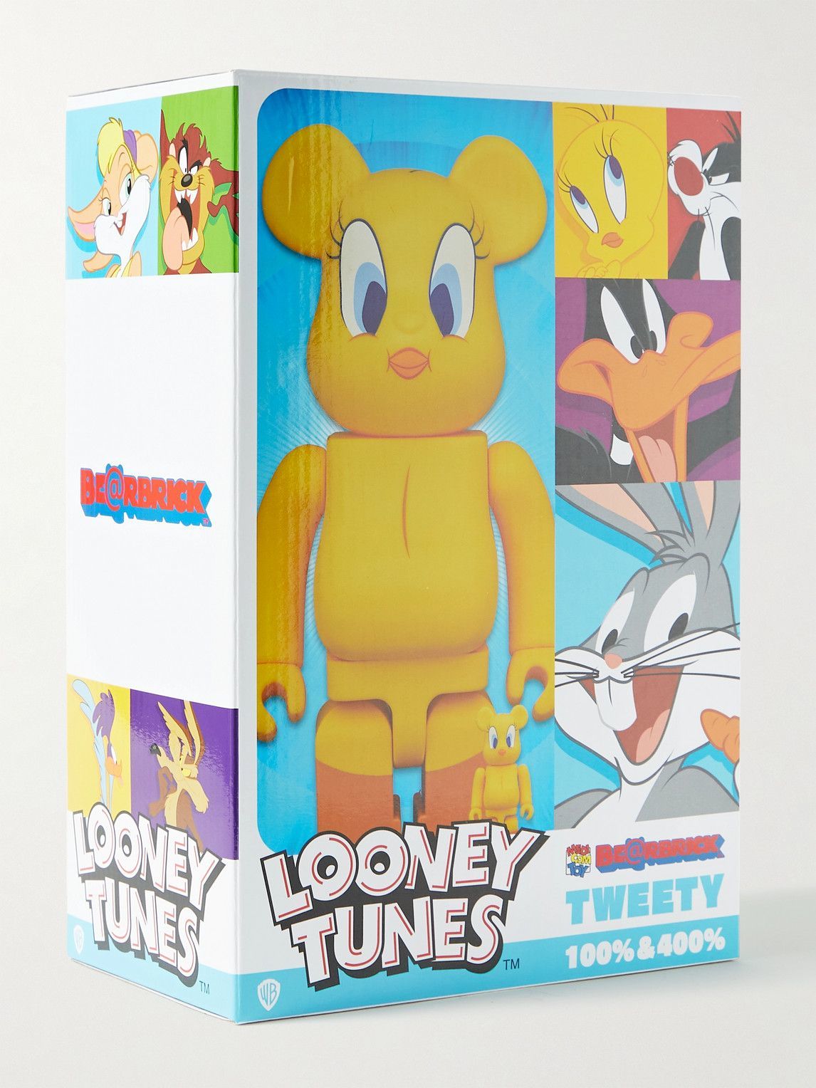 BE@RBRICK - Tweety 100% 400% Printed PVC Figurine Set