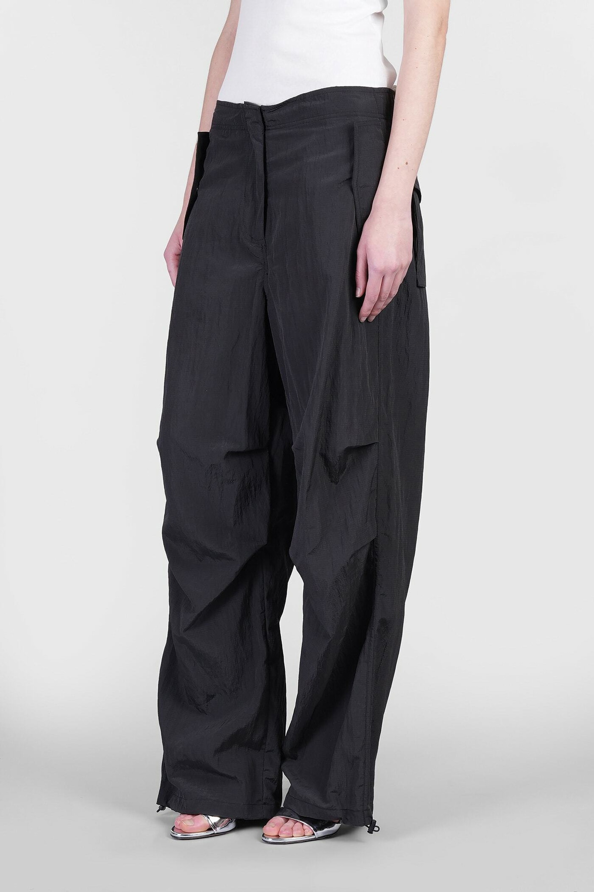 Laneus Pants In Black Polyamide