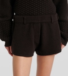 Lisa Yang Low-rise cashmere shorts