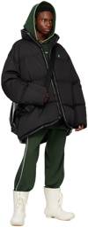 ADER error Black Oversized Dello Down Jacket