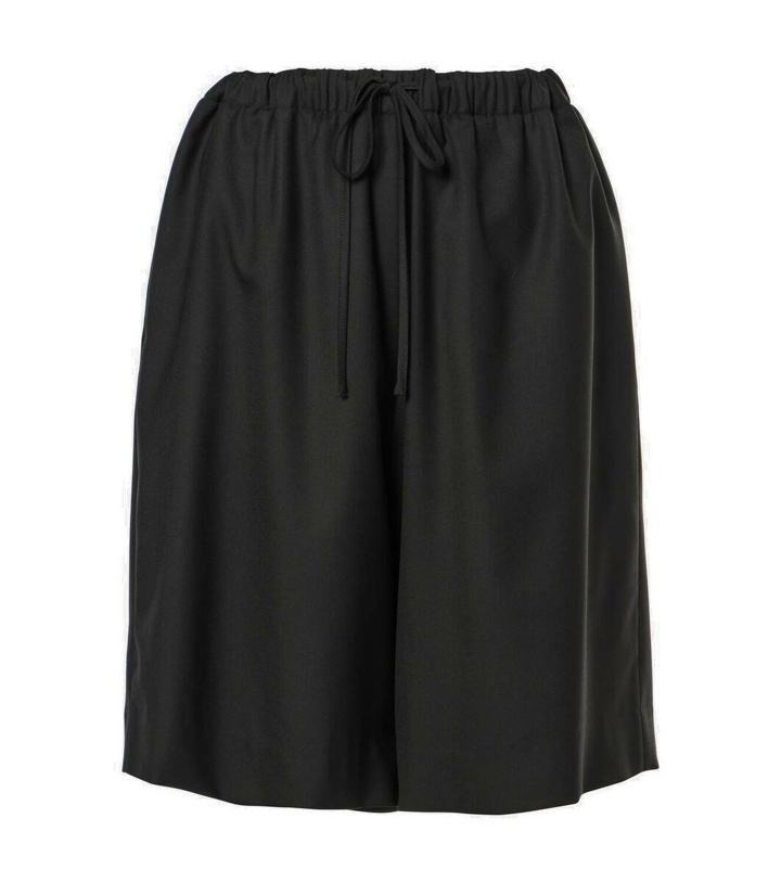 Photo: The Row Stanton wool shorts