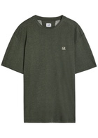 C.P. Company Logo-print Cotton T-shirt Dark Grey