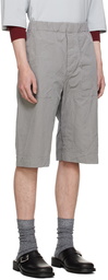 CASEY CASEY Gray Jog Ah Militaire Shorts