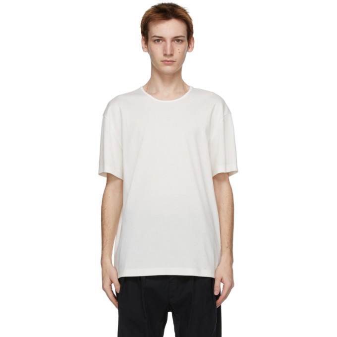 Photo: Lemaire Off-White Rib Jersey T-Shirt