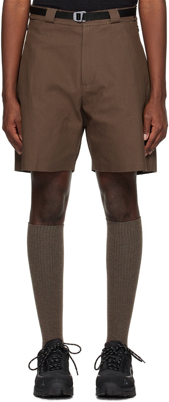 Photo: ROA Brown Belted Shorts