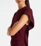Victoria Beckham Victoria draped cady midi dress