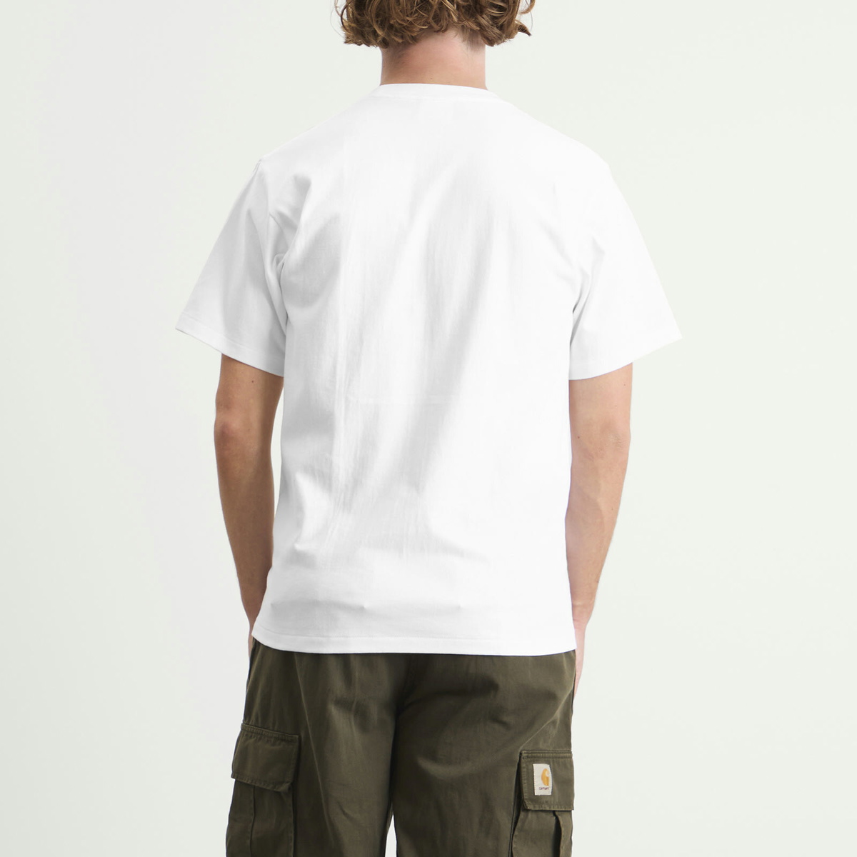 A Bathing Ape Men's 1st Camo Milo Shark T-Shirt in White X Green