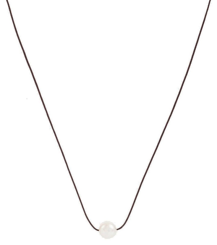 Photo: Sophie Buhai Emilie sterling silver choker with freshwater pearl