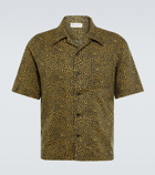 Saint Laurent - Leopard-print bowling shirt