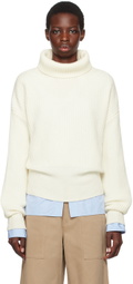 Moncler White Patch Turtleneck